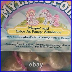 My Little Pony Megan and Twice As Fancy Sundance Vtg 1988 Hasbro Color Change