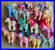 My Little Pony Vintage 1980 Mixed Pony Figures Lot with Original Carry Case