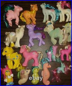 My Little Pony Vintage G1 39 Toy Figure Lot Loose MLP 80s MLP Seahorse Hasbro