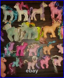 My Little Pony Vintage G1 39 Toy Figure Lot Loose MLP 80s MLP Seahorse Hasbro
