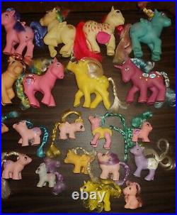 My Little Pony Vintage G1 39 Toy Figure Lot Loose MLP 80s MLP Seahorse Hasbro