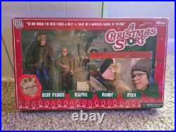 NECA 2008 A Christmas Story 4 figure set new in box Collectable toy set