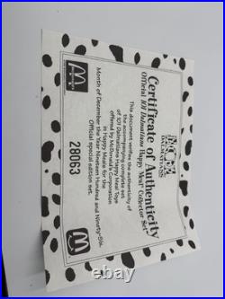 NEW Disney's 101 Dalmatians COMPLETE SET McDonalds Happy Meal Figures Vtg 1996