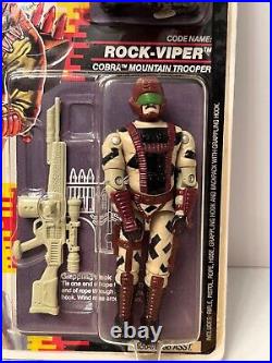 NEW GI Joe ROCK VIPER Vintage Toy Figure 3 3/4 Cobra Mountain Trooper 1989