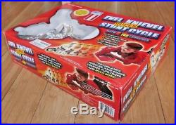 NEW IN BOX Evel Knievel Super Stunt Cycle Set Action Figure & Gyro Launcher B012