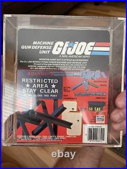 NEW Vintage 1983 G. I. Joe Machine Gun Defense Unit Toy Hasbro Graded CAS 80