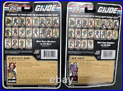 NIB G. I. JOE THE COBRA ENEMY COLLECTION With Cobra Leader & Scarlett 25th Anniv