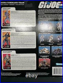 NIB G. I. JOE THE COBRA ENEMY COLLECTION With Cobra Leader & Scarlett 25th Anniv