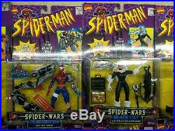 NIB Spider-Man Toys Toy Biz Figures Lot of 16 Collectible Mid 90s Marvel Vintage