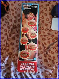 NIB Vtg 1990 Hulk Hogan Talking Pull String 12 Figure WWF