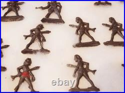 NICE 1930s RAPAPORT LOT OF 26 PIECES BUCK ROGERS LEAD SPACE CADET FIGURES & SHIP