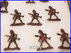 NICE 1930s RAPAPORT LOT OF 26 PIECES BUCK ROGERS LEAD SPACE CADET FIGURES & SHIP