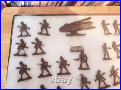 NICE 1930s RAPAPORT LOT OF 26 PIECES BUCK ROGERS LEAD SPACE CADET FIGURES & SHIP