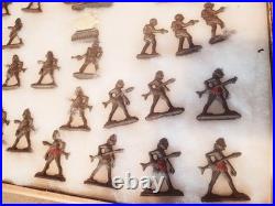 NICE 1930s RAPAPORT LOT OF 26 PIECES BUCK ROGERS LEAD SPACE CADET FIGURES & SHIP