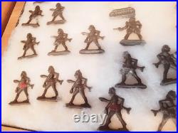 NICE 1930s RAPAPORT LOT OF 26 PIECES BUCK ROGERS LEAD SPACE CADET FIGURES & SHIP