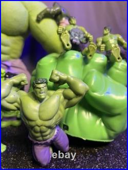 NICE Marvel Incredible Hulk Figures Lot 13 Vtg 96-Now Diamond Select XL Plush +
