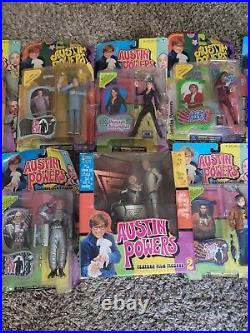 NIP Vtg 1999 New Lot of 10 Austin Powers Movie Action Figures McFarlane Toys