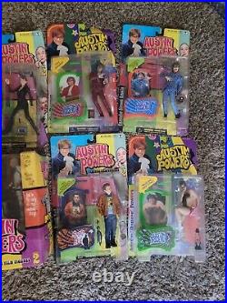 NIP Vtg 1999 New Lot of 10 Austin Powers Movie Action Figures McFarlane Toys