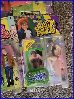 NIP Vtg 1999 New Lot of 10 Austin Powers Movie Action Figures McFarlane Toys