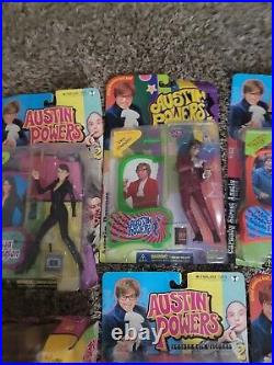 NIP Vtg 1999 New Lot of 10 Austin Powers Movie Action Figures McFarlane Toys