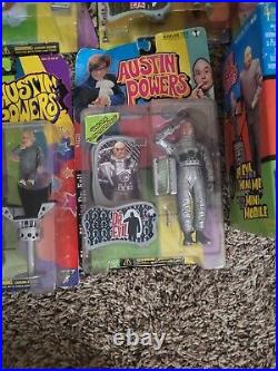 NIP Vtg 1999 New Lot of 10 Austin Powers Movie Action Figures McFarlane Toys