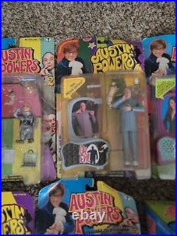 NIP Vtg 1999 New Lot of 10 Austin Powers Movie Action Figures McFarlane Toys