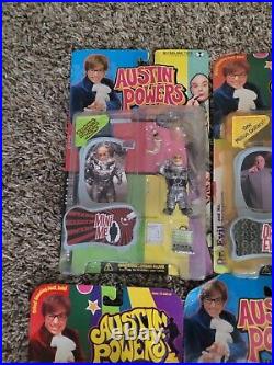 NIP Vtg 1999 New Lot of 10 Austin Powers Movie Action Figures McFarlane Toys