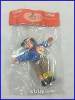 NOS 1960s STEIFF MAX MORITZ bendable figure, sealed in original packaging