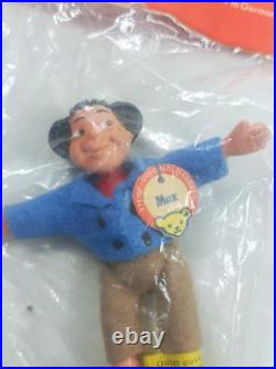 NOS 1960s STEIFF MAX MORITZ bendable figure, sealed in original packaging