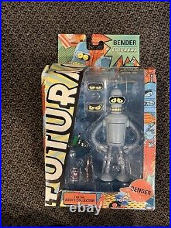 New 2008 Original Toynami Futurama Bender Adult Collector's Figure- Damaged Box