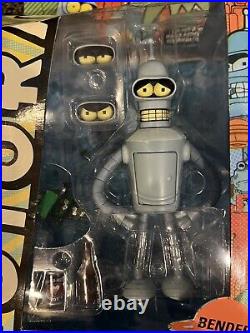 New 2008 Original Toynami Futurama Bender Adult Collector's Figure- Damaged Box