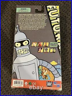 New 2008 Original Toynami Futurama Bender Adult Collector's Figure- Damaged Box