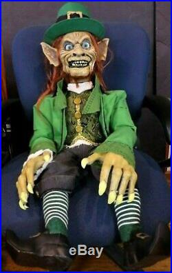 New Evil Leprechaun Ventriloquist Figure Moving Eyes Mouth & Head Custom Build