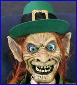 New Evil Leprechaun Ventriloquist Figure Moving Eyes Mouth & Head Custom Build