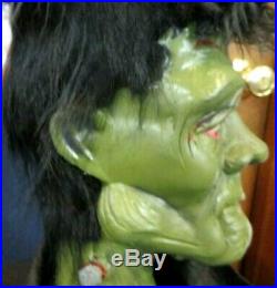 New Frankenstein Monster Ventriloquist Figure 1 Of A Kind Handmade Halloween