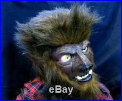 New Lon Chaney Wolfman Ventriloquist Figure Dummy Custom Hand Built 1 Of A Kind