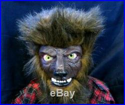 New Lon Chaney Wolfman Ventriloquist Figure Dummy Custom Hand Built 1 Of A Kind