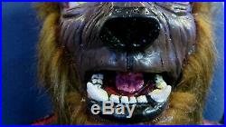 New Lon Chaney Wolfman Ventriloquist Figure Dummy Custom Hand Built 1 Of A Kind