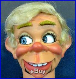 New Multi-function Ventriloquist Figure Dummy Hillbilly Redneck Crossing Eyes