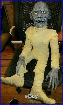 New Mummy Boris Karlof Ventriloquist Figure Dummy Custom 1 Of A Kind Halloween