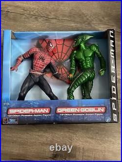 New Rare Vintage Marvel Spider-Man Green Goblin 2002 12 inch action figure Toy