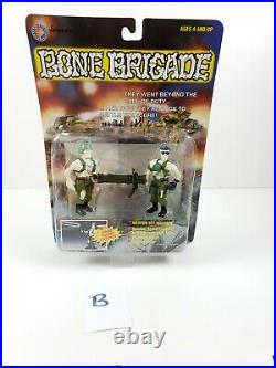 New Vintage Jasman 1995 Bone Brigade Army Men Action Figure Toy Sealed 80001A T2
