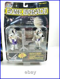 New Vintage Jasman 1995 Bone Brigade Astronaut Action Figure Toy Set Series 2 T1