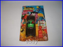 New Vintage Rare Htf 1977 Ahi Batman Batmobile Officially Licensed New On Card