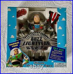 New in Box Vintage Toy Story Intergalactic Buzz Lightyear by Thinkway Toys 62891