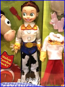 Nib Vintage Rare Htf 2002 Toy Story And Beyond! Stylin Jessie & Bullseye