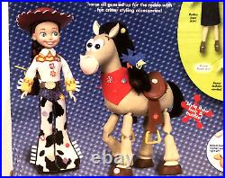 Nib Vintage Rare Htf 2002 Toy Story And Beyond! Stylin Jessie & Bullseye