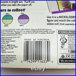 Nickelodeon Solar Gak Color Changing Putty Compound 1998 new in package NIB 90s