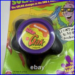 Nickelodeon Solar Gak Color Changing Putty Compound 1998 new in package NIB 90s