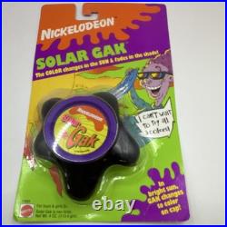 Nickelodeon Solar Gak Color Changing Putty Compound 1998 new in package NIB 90s